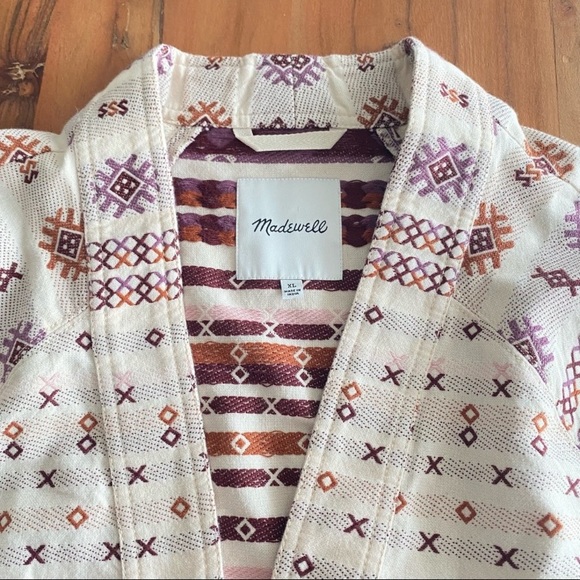 MADEWELL Jacquard Wrap Jacket NWOT
Size XL - Picture 8 of 12